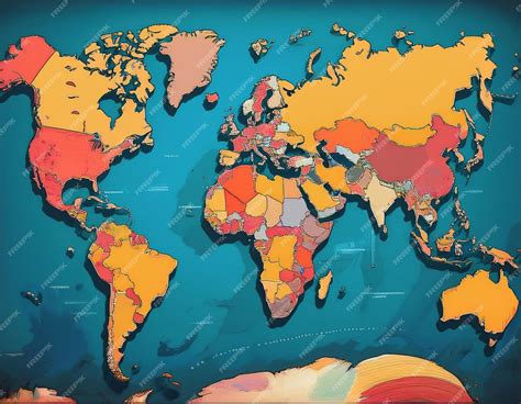 Global Political Map 的图像结果