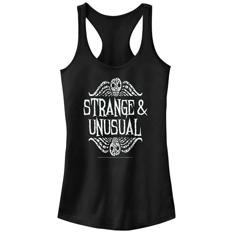 Juniors' Beetlejuice Strange & Unusual Racerback Tank Top