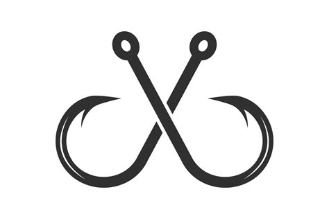 Fishing Hook Vector, Fishhook silhouette, Fishing Hook Set, Premium ...