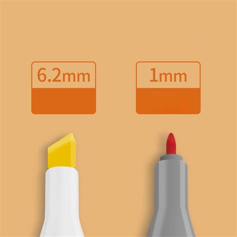 Watercolor Markers | Dual Tip (Bullet & Chisel) | 12 Colors – Giftoo