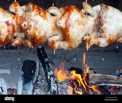 Image result for Chicken Cooked Over Open Fire