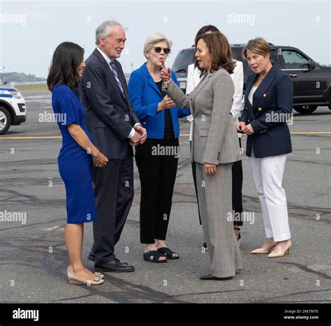 Boston, United States. 29th July, 2023. United States Vice President ...