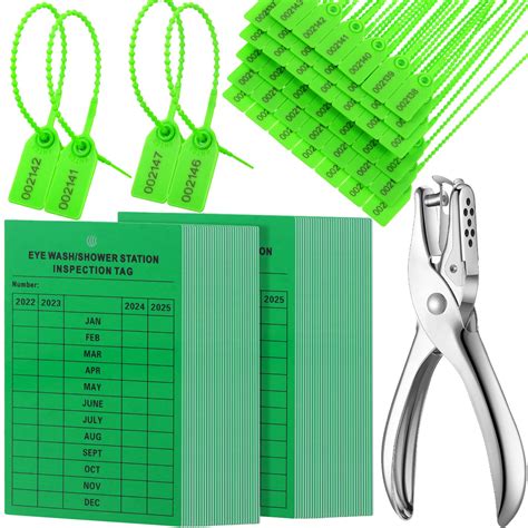 Buy 101 Pieces Monthly Eyewash Station Inspection Tags 2022 4 Years ...
