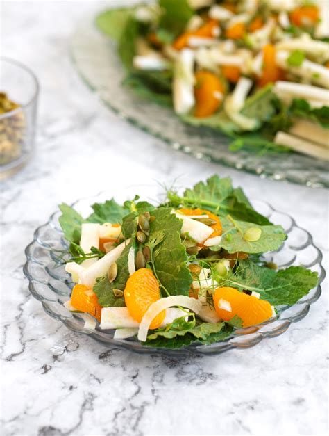 Jícama and Fennel Salad with Oranges and Herbs - The Vegan Atlas