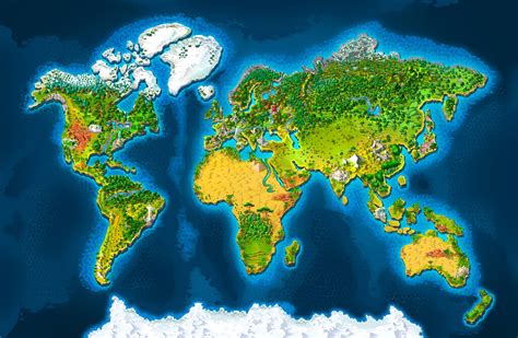 ArtStation - world map for game