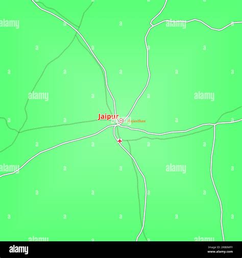 Map of Jaipur City in India Stock Photo - Alamy