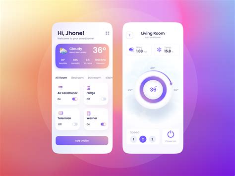 Smart Home App UI Design | Search by Muzli