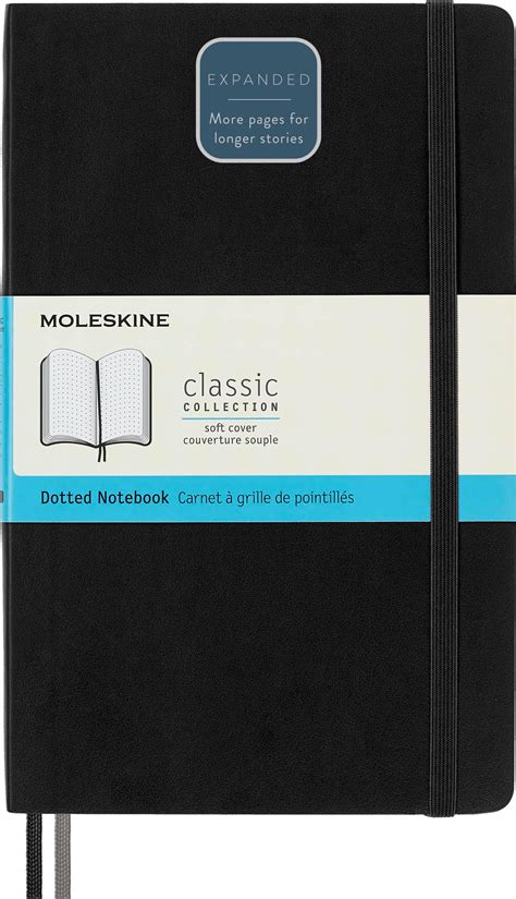 Moleskine Classic Squared Paper Notebook - Soft Cover and Elastic ...