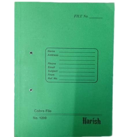 Cobra File No 6000 Heavy (Pack of 10) [SB2394] - Rs320.00 : Buy ...