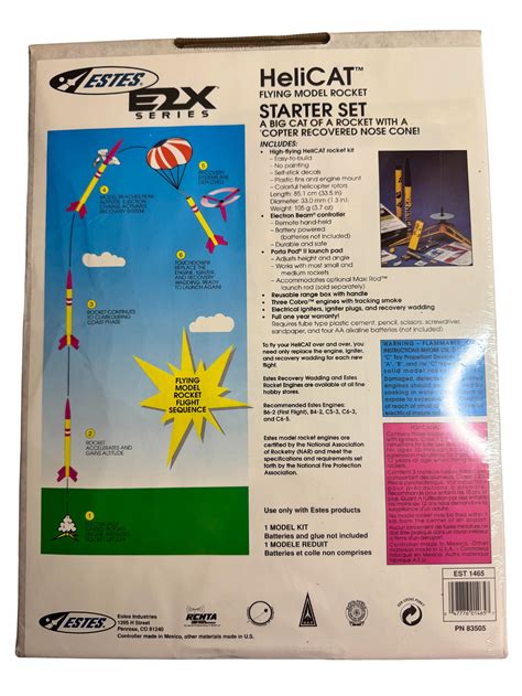 Buy Estes HeliCAT Flying Model Rocket Starter Set - #1465 — Launch Lab ...