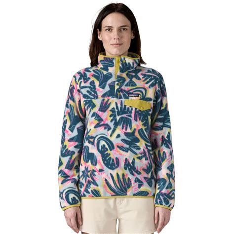 Patagonia Lightweight Synchilla Snap-T Fleece Pullover Women - Wild ...