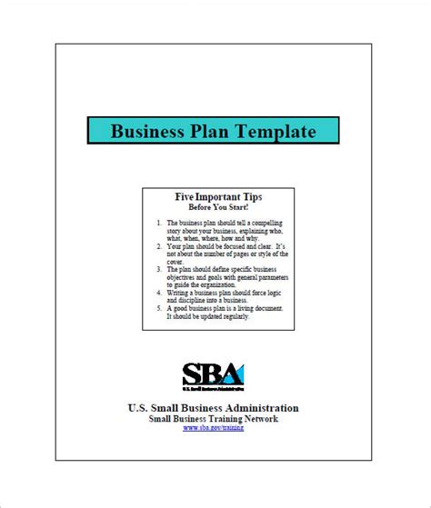 Small Business Plan Sample 的图像结果