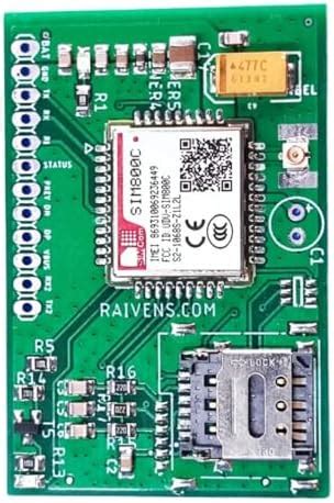 RAIVENS SIM800C Module | SIM800L GPRS GSM Module MicroSIM Card Core ...
