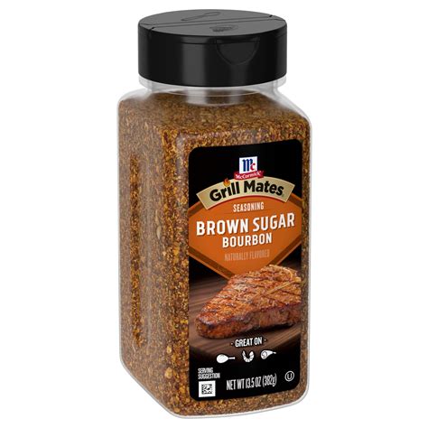 McCormick Grill Mates Brown BCF26 Sugar Bourbon Seasoning, 13.5 oz ...