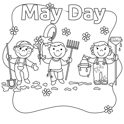 May Coloring Pages For Teens