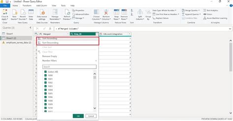 Image result for Power Query Editor Quick Rearrange