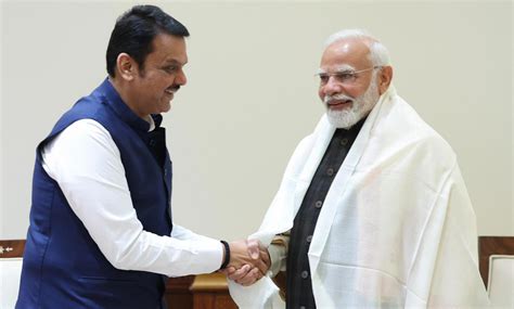 In Photos Maharashtra CM Devendra Fadnavis meets PM Modi in Delhi
