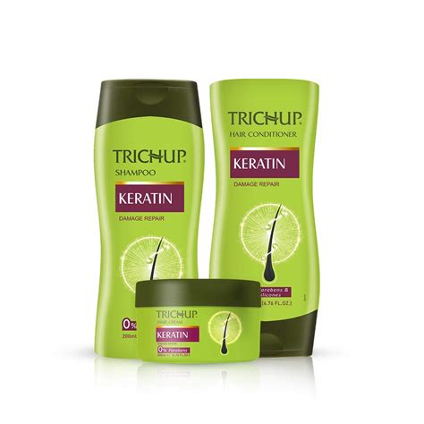 Buy Trichup Keratin Kit (Shampoo 200 ml, Conditioner 200 ml, Hair Cream ...