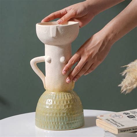 Ombre Textured Flower Pot Online - Premium Vase | Nestasia