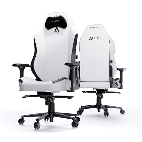 Arctic White Gaming Chair | Apex Series Chairs | Cybeart – Cybeart India