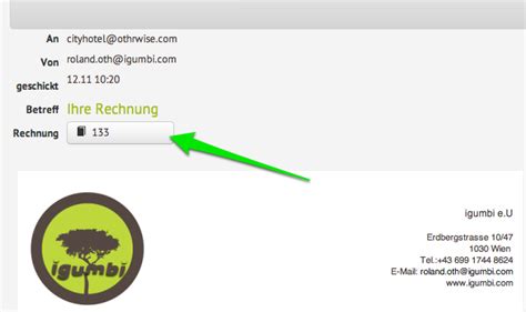 Rechnungen als E-Mail Anhang aus der Hotelsoftware verschicken
