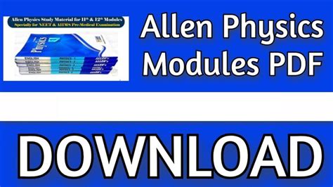Image result for Allen Module Class 10 PDF Download