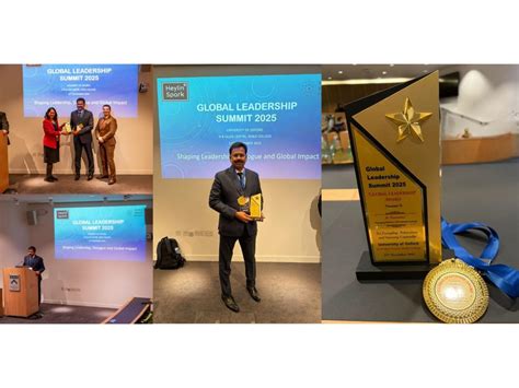 AVP Infracon Limited CMD & CEO Mr. D. Prasanna Honoured at the Global ...