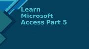 Image result for Access Tutorials by Learnit