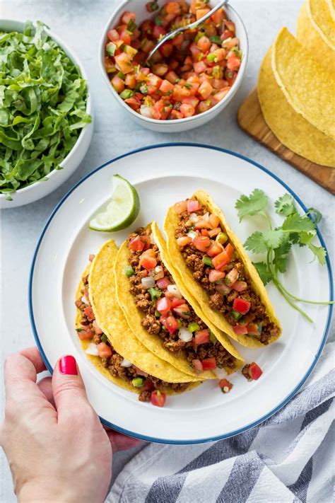 Ground Chicken Tacos Recipe (Dairy Free, Gluten Free) - Simply Whisked