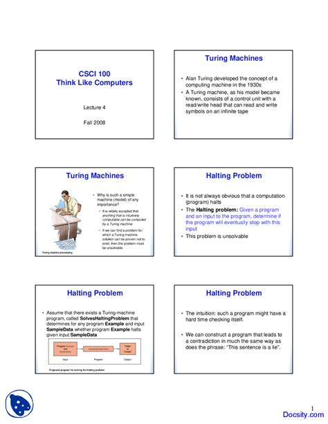 Image result for Turing Machine Lecture