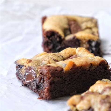 Fudgy Chocolate Brookies – Brownie + Cookie – The Recipe Lab