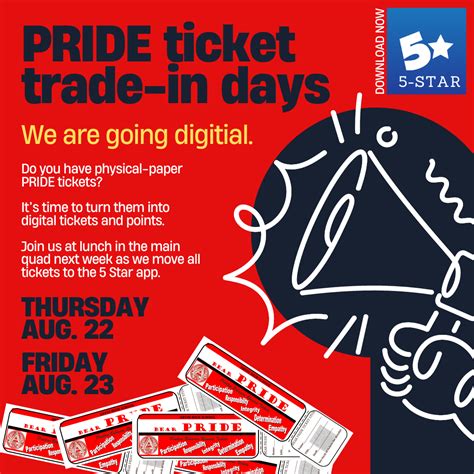 PRIDE Ticket Trade-In Day | Arvin High School