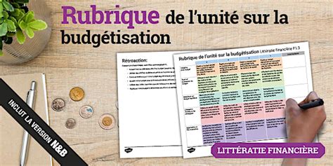 Budgeting Unit Rubric French