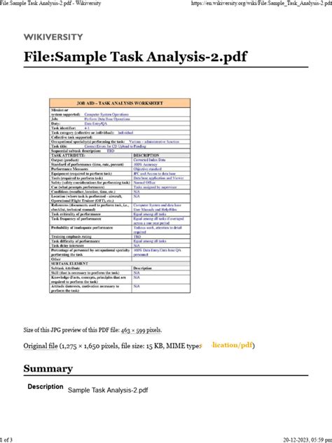 Image result for Sample Task Definition