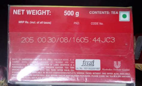 Red Label Tea, 500g with Free Sanjeev Kapoor Recipe Book : Amazon.in ...