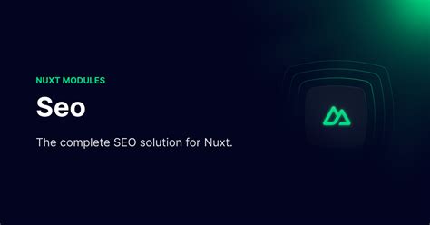 What Is Nuxt SEO? · Nuxt SEO