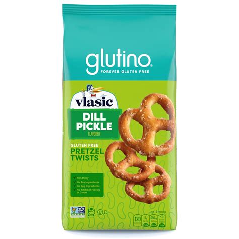 Amazon.com: Glutino Vlasic Gluten Free Dill Pickle Pretzel Twists ...