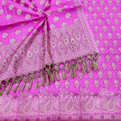 Light Pink Kacchi Carry Fire Cotton Banarasi Suit – Mohsin Textiles