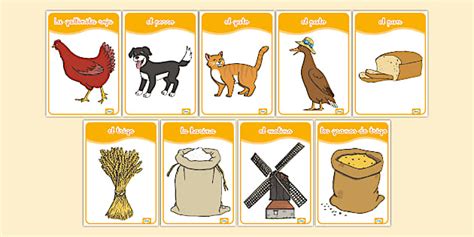 Pósters: La gallinita roja