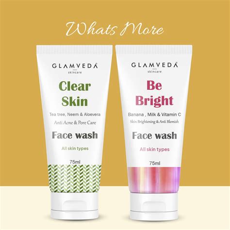Glamveda Kesar Chandan Kumkumadi Skin Brightening Face wash – Glamveda ...