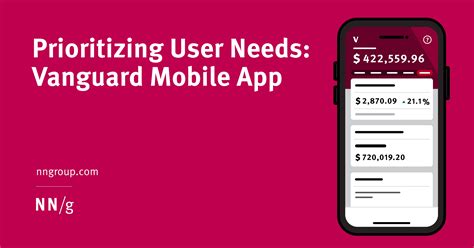 Prioritizing User Needs: Vanguard Mobile App - NN/G