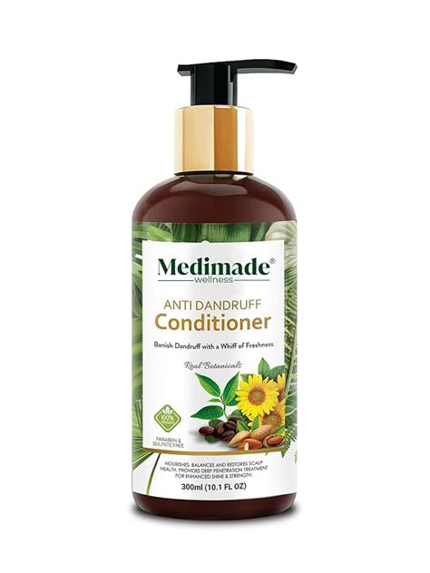 Buy Medimade Anti Dandruff Hair Conditioner for Men & Women with Tea ...