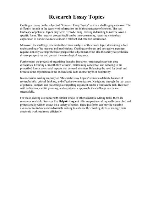 Image result for Research Essay Prompts