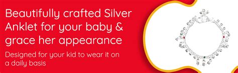 Buy Shree Shobha Collection Silver Anklet Payal for Babies Size 5 ...