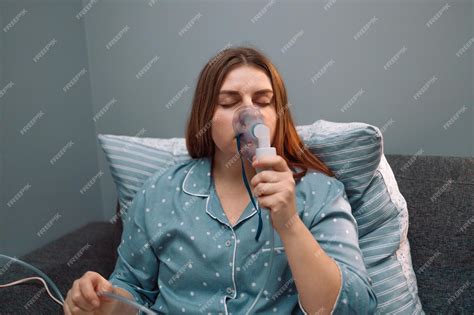 Image result for Using Inhaler and Mask