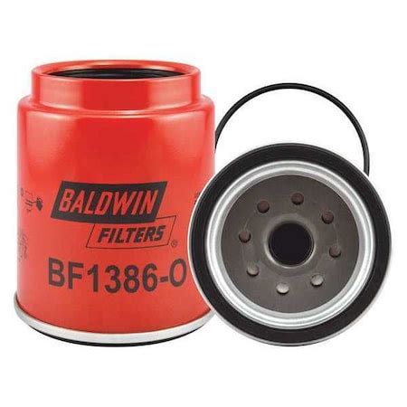 Baldwin Filters Fuel Filter, 5-3/16 x 4-1/4 x 5-3/16 In BF1386-O | Zoro