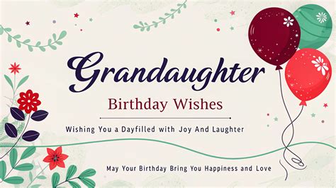 Granddaughter Birthday Wishes: Heartwarming Messages - iEnglish Status