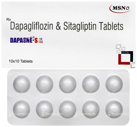Dapaone S 10100 Mg Tablet 10 - Uses, Side Effects, Dosage, Price | Truemeds