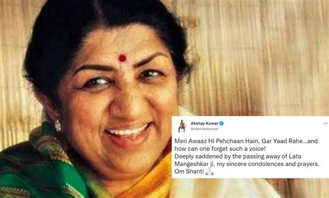 Veteran Singer Lata Mangeshkar Passes Away; Ranveer Singh, Akshay Kumar ...