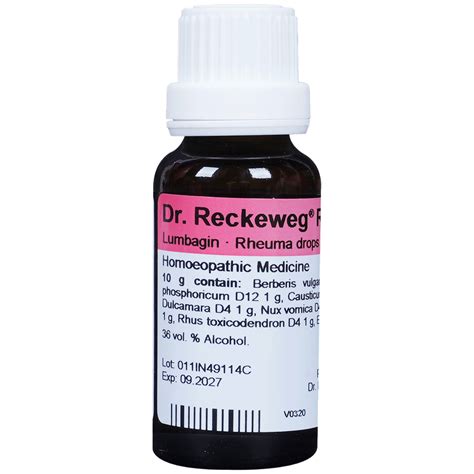 Buy Dr. Reckeweg R11 Rheumatism Drop 25% OFF | Medhomeo.com